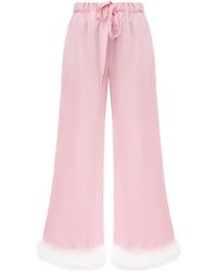 Sleeper - Bisou Bisou Feather Trousers - Lyst