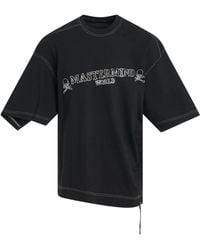 MASTERMIND WORLD - Printed Cotton T-Shirt - Lyst