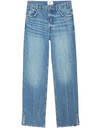 Anine Bing - Roy Mid-rise Straight Jeans - Lyst