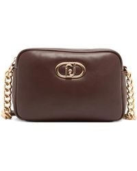 Liu Jo - Medium Lapuffy Logo-Plaque Chain-Strap Cross Body Bag - Lyst