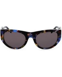 DKNY - Tortoiseshell-Effect Cat-Eye Sunglasses - Lyst