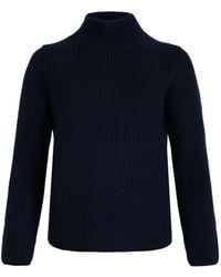 Gran Sasso - Geribbelde Trui Met Hoge Hals - Lyst