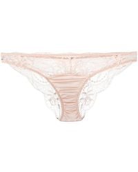 Fleur Of England - Sheer Lace Briefs - Lyst