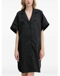 Liu Jo - Button-Fastening Belted Shirt Dress - Lyst
