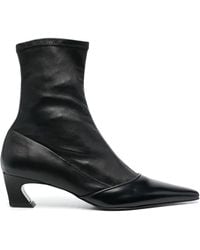 Acne Studios - Leather Ankle Boot - Lyst