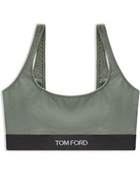 Tom Ford - Logo-print Scoop-neck Bra - Lyst