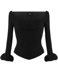 A.W.A.K.E. MODE - Ribbed Doughnut-Sleeve Top - Lyst