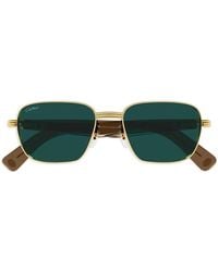 Cartier - Square-Frame Sunglasses - Lyst