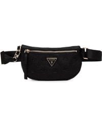 Guess - Devon Logo-Debossed Belt Bag - Lyst