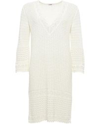 Eres - Divina Crochet V-Neck Mini Dress - Lyst