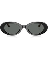 Giorgio Armani - Oval-Frame Sunglasses - Lyst
