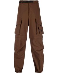 MSGM - Mid-rise Cargo Trousers - Lyst