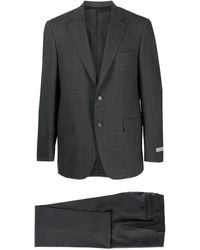 Canali - Textured-finish Single-breasted Suit - Lyst