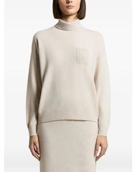 Peserico - Patch-Pocket Roll-Neck Jumper - Lyst
