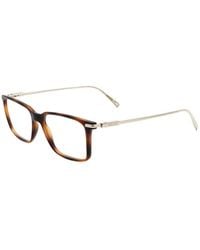 Ferragamo Eyewear - Tortoiseshell-Effect Rectangle-Frame Glasses - Lyst