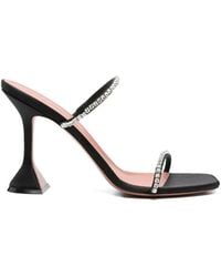 AMINA MUADDI - Gilda Crystal-Embellishment Sandals - Lyst