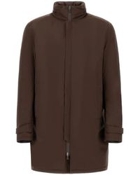 Herno - Windstopper Regenmantel Mit Kapuze - Lyst