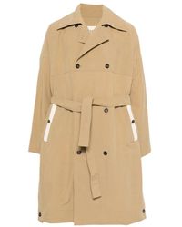 Mordecai - Double-Breasted Belted Trench Coat - Lyst