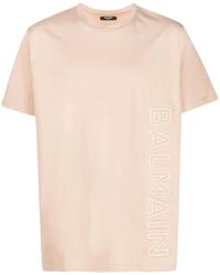 Balmain - Embossed Reflect T-shirt - Bulky - Lyst
