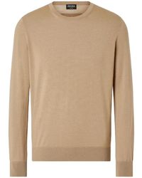 ZEGNA - Crew-Neck Sweater - Lyst
