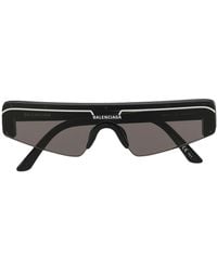 Balenciaga - Ski Rectangle-frame Sunglasses - Lyst