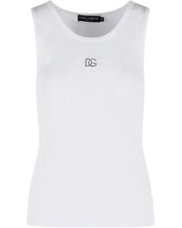 Dolce & Gabbana - Sleeveless Tops - Lyst