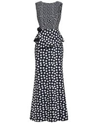 La Petite Robe Di Chiara Boni - Polka-Dot Maxi Dress - Lyst