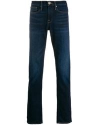 FRAME - Mid-Rise Straight-Leg Jeans - Lyst
