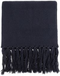 Officine Generale - Écharpe En Laine À Franges - Lyst