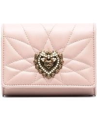 Dolce & Gabbana - Small Devotion Logo-Plaque Wallet - Lyst