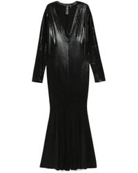 Norma Kamali - Dolman V Neck Fishtail Gown - Lyst