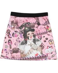 The Artistylist - Printed Mini Skirt - Lyst