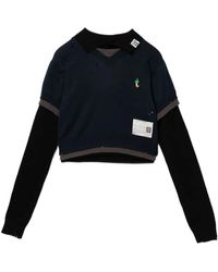 Maison Mihara Yasuhiro - Pullover Im Layering-Look - Lyst