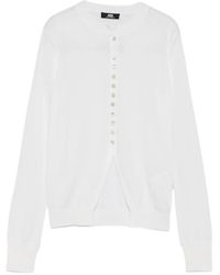 Alpha Studio - Cardigan Boutonné À Manches Longues - Lyst