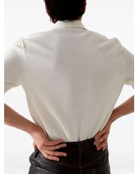 トップス Sefr mate short sleeve Séfr Mate Short Sleeve V Neck Linen Shirt In Ecru | ModeSens