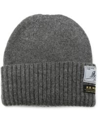 B.B. Wallace - Peyton Beanie Aus Geripptem Strick - Lyst