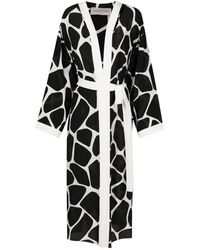 Valentino Garavani - Animal-Print Silk Cover-Up - Lyst