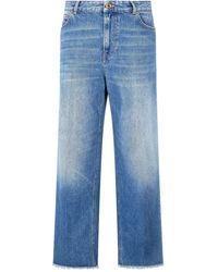 Roberto Cavalli - High-Waisted Wide-Leg Jeans - Lyst