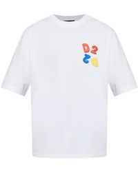 DSquared² - Logo-Patch T-Shirt - Lyst