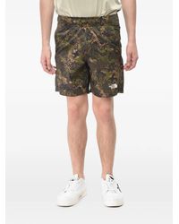 The North Face - Patterned Elasticated Shorts - Lyst