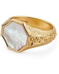 Emanuele Bicocchi - Brushed-Finish Ring - Lyst