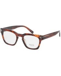 Tumi - Tortoiseshell-Effect Square-Frame Glasses - Lyst