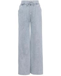 Zimmermann - Rebellion Drawstring-Snap Jeans - Lyst