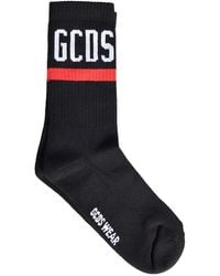 Gcds - Logo-Intarsia Striped Socks - Lyst