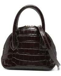 Liffner - Dome Croc-Embossing Mini Bag - Lyst