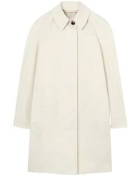 Burberry - Abrigo Midi Tickhill En Gabardina Tropical - Lyst