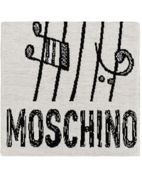 Moschino - Écharpe À Motif Ourson En Intarsia - Lyst