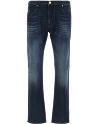 Emporio Armani - Jeans Met Toelopende Pijpen - Lyst