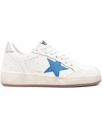 Golden Goose - Ball Star 2 Star-Detail Leather Sneakers - Lyst