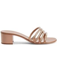 Giuseppe Zanotti - Sandali Iride Con Decorazione Di Cristalli 40Mm - Lyst